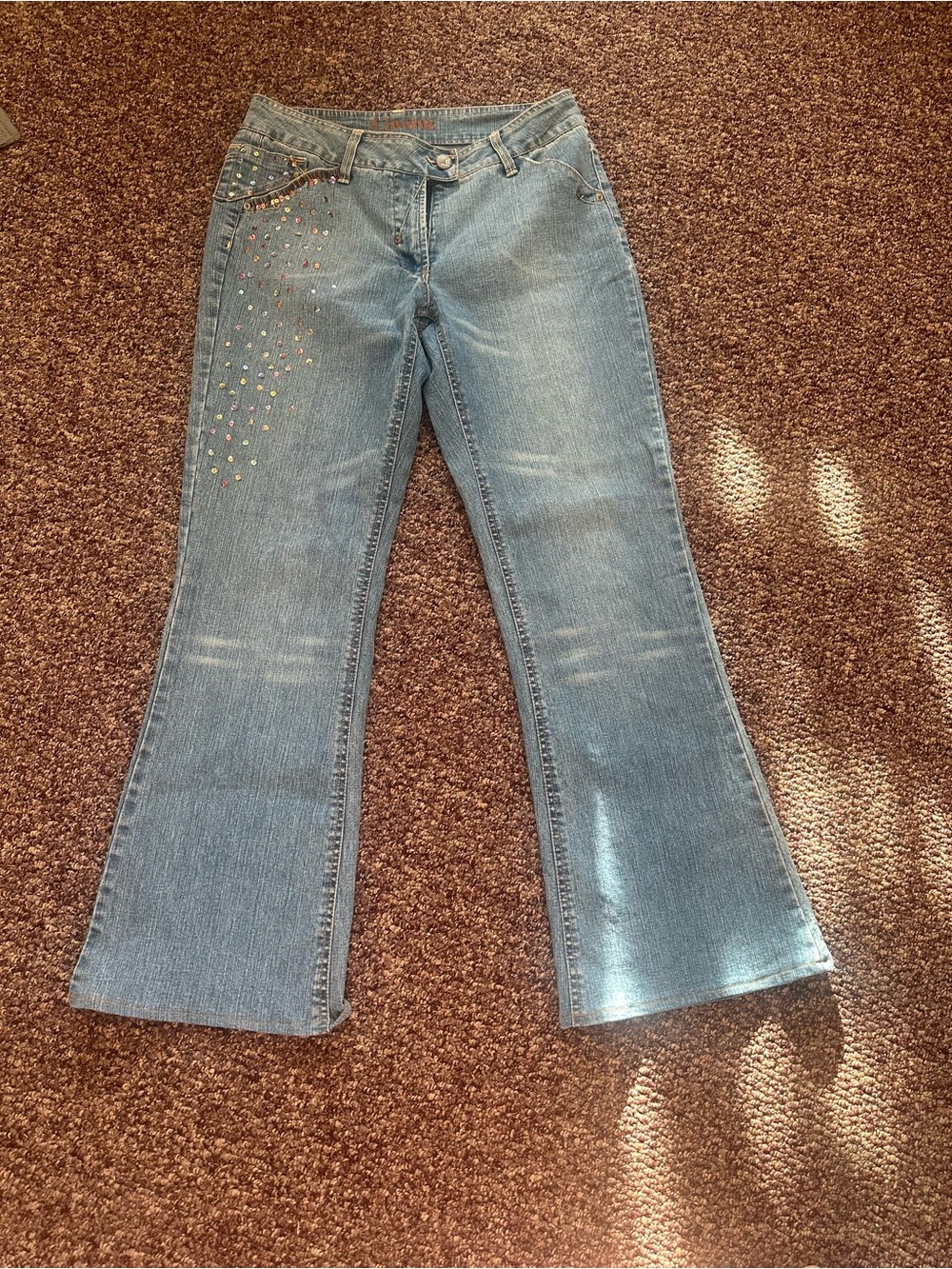 Y2K Era Bedazzled jeans